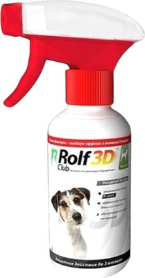 Спрей от блох Rolf Club 3D от клещей и блох / R422 (200мл) - 