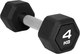 Гантель Starfit Pro / DB-301 (4кг, черный) - 