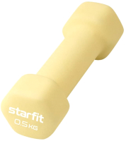 Гантель Starfit DB-201 (0.5кг, желтый пастель) - 