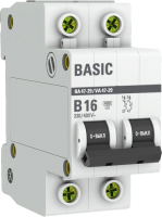 Выключатель автоматический EKF Basic / mcb4729-2-16-B - 