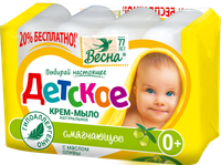 Мыло детское ВЕСНА С маслом оливы  (4x75г) - 