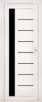 Дверь межкомнатная Юни Flash 04 Eco 40x200 (белый/стекло черное) - 