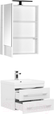 Комплект мебели для ванной Aquanet Нота 58 / 230291