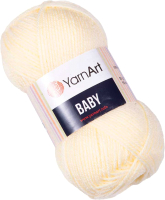 Пряжа для вязания Yarnart Baby 100% акрил / 7003 (150м, топленое молоко) - 