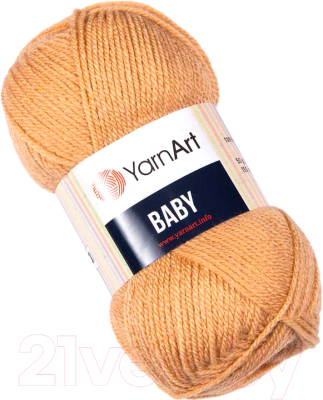 Пряжа для вязания Yarnart Baby 100% акрил / 805 (150м, светло-бежевый)