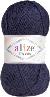 Пряжа для вязания Alize My Baby 100% акрил / 58 (150м, темно-синий)