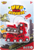 Набор игрушечной техники Yako Мир micro игрушек Пожарные машины инерционные / В93777 - 