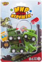 Набор игрушечной техники Yako Мир micro игрушек Военная техника инерционная / В93779 - 