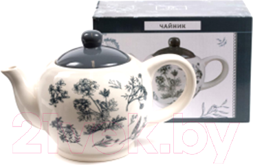 Заварочный чайник Белбогемия Herbal Grey L2520910 / 101132
