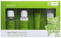 Набор косметики для лица Deoproce Real Fresh Vegan Mini Kit - 