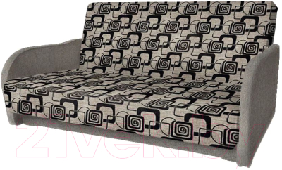 Комплект мягкой мебели Асмана Дачник-1 (рогожка кубики коричневые/рогожка беж)