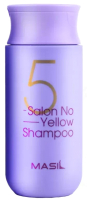 Оттеночный шампунь для волос Masil 5salon No Yellow Shampoo (150мл) - 