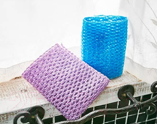 Губка для мытья посуды Sungbo Cleamy Twinkle Scrubber — фото 5