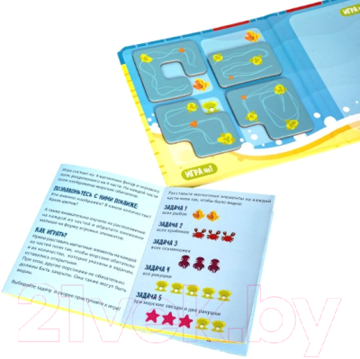 Развивающие карточки Bondibon Мини игры в дорогу. Магнитные головоломки / ВВ5032