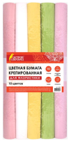 Набор бумаги для оформления подарков Остров Сокровищ Для флористики / 112554 (10 рулонов, пастель) - 