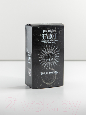 Гадальные карты Gothic Kotik Production Таро Артура Эдварда Уэйта 78+2. Русское издание (черный матовый/черный срез)