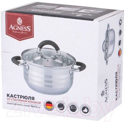 Кастрюля Agness 937-411