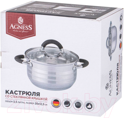 Кастрюля Agness 937-412