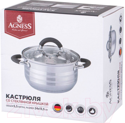 Кастрюля Agness 937-434