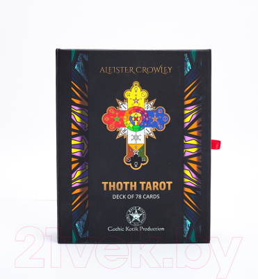 Гадальные карты Gothic Kotik Production Thoth Tarot Aleister Crowley. Бархатистое издание