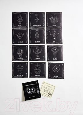 Набор наклеек Gothic Kotik Production Символы Авесты. Английская версия (12шт)