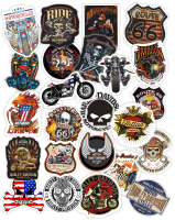 Набор наклеек Gothic Kotik Production Harley-Route 66 (25шт) - 