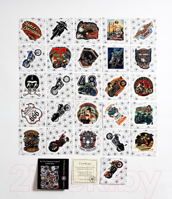 Набор наклеек Gothic Kotik Production Kotik Harley – An American Legend (25шт)