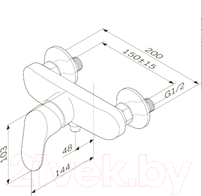 Смеситель AM.PM Like F8020016