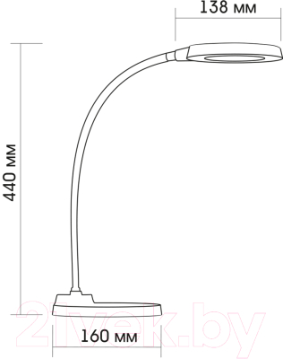 Настольная лампа ETP HT6501N (серебристый)
