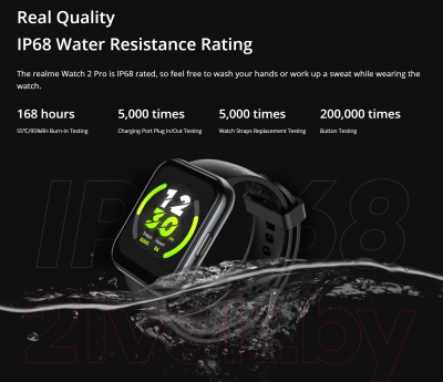 Умные часы Realme Watch 2 Pro / RMA2006 (черный)