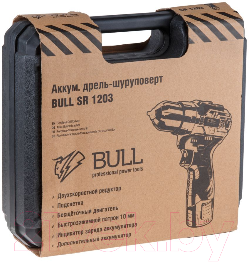 Профессиональная дрель-шуруповерт Bull SR 1203 (0329108)