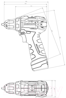 Изображение товара Профессиональная дрель-шуруповерт Metabo Powermaxx BS BL (601721500)