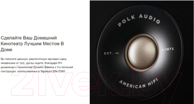 Акустическая система Polk Audio Signature Elite ES60 Black