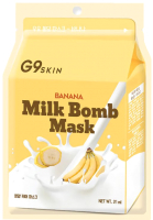 

Маска для лица тканевая G9Skin, Milk Bomb Mask Banana