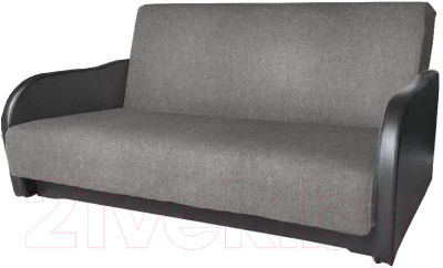 Комплект мягкой мебели Асмана Дачник-1 (рогожка серая/кожзам черный)