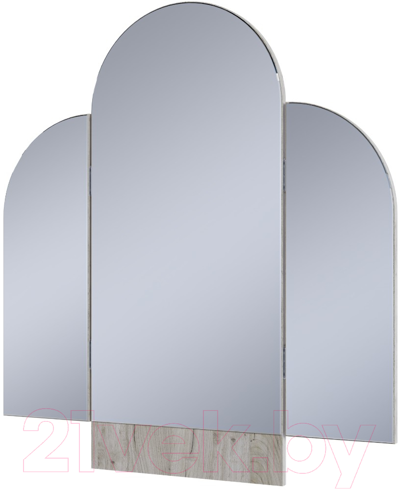 Зеркало Стендмебель Бася ЗР-552 трельяжное (дуб крафт серый)