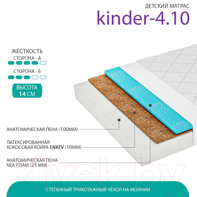 Матрас Фабрика сна Kinder-4.10 90x200