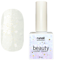 

База для гель-лака RuNail, Beauty Tint Glitter Mix Каучуковая цветная №6767