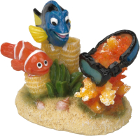 Декорация для аквариума Aqua Della Рыбки немо и дори / 234/426999 (разноцветный) - 