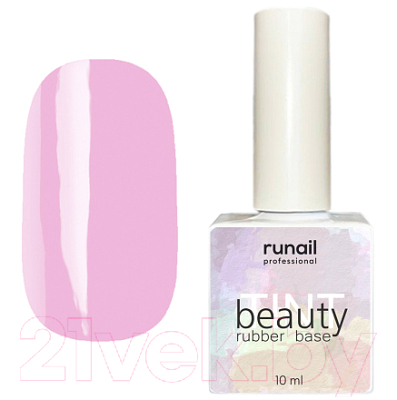 База для гель-лака RuNail Beauty Tint Pastel Каучуковая цветная №6826 (10мл)
