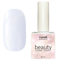 

База для гель-лака RuNail, Beauty Tint Shimmer Каучуковая цветная №6836