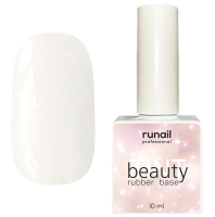 

База для гель-лака RuNail, Beauty Tint Shimmer Каучуковая цветная №6837