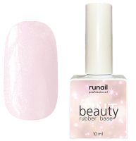 

База для гель-лака RuNail, Beauty Tint Shimmer Каучуковая цветная №6840