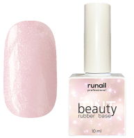 

База для гель-лака RuNail, Beauty Tint Shimmer Каучуковая цветная №6841