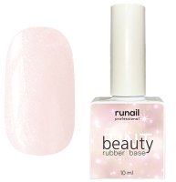 

База для гель-лака RuNail, Beauty Tint Shimmer Каучуковая цветная №6842