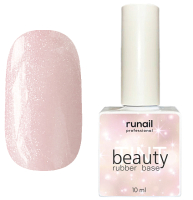 

База для гель-лака RuNail, Beauty Tint Shimmer Каучуковая цветная №6843