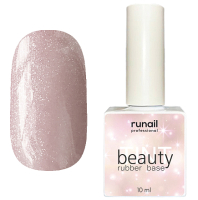 

База для гель-лака RuNail, Beauty Tint Shimmer Каучуковая цветная №6844