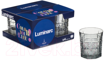 Набор стаканов Luminarc Даллас O0132 (4шт, гранит)