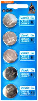 Изображение товара Комплект батареек Vinnic CR2032 (5шт)