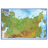 Настенная карта Brauberg Физическая карта России / 112393 - 